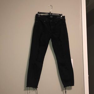 a.n.a Black Ripped Jeans Size 6